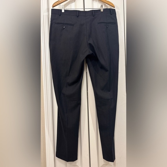 Men’s Dress Pants 38R –Navy Pinstripe –Wool Blend| NWOT| Arturo Calle Black Line - Picture 3 of 10